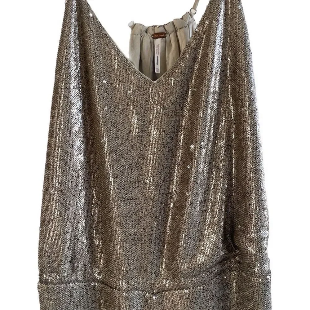 Free People Sequin Jumpsuit